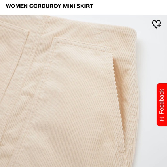 UNIQLO Corduroy Skirt size 2 - Picture 7 of 8